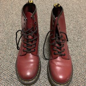 RED DOC MARTENS